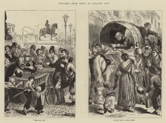 Esboços de Paris, por Balloon Post